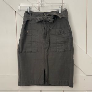 Pilcro Chloe Utility Pencil Skirt